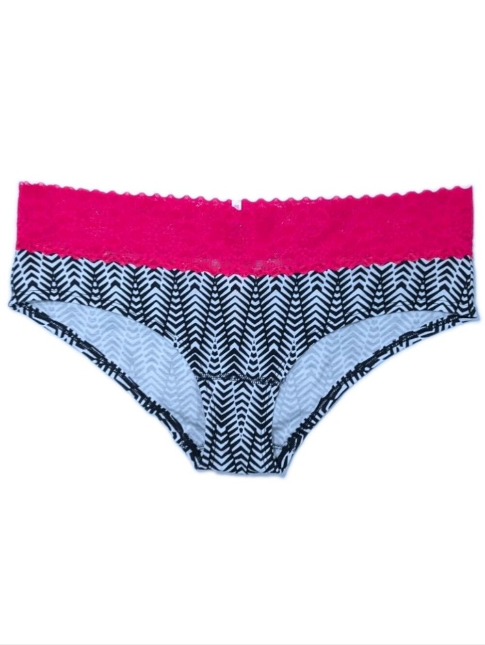 Victoria's Secret PINK Extra Low Rise Hipster Large 2015 Cotton Panty lace trim